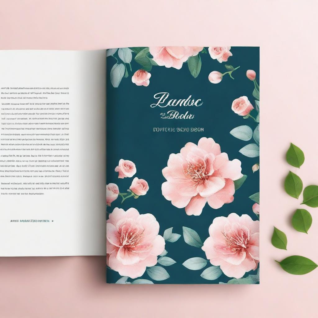 Create a book cover for an ebook titled 'Curso de Flores de Bach'