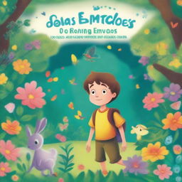 A book cover titled 'O Reino das Emoções'