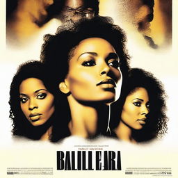 Create a suspense drama movie poster set in 1996, featuring Alicia Keys, Nicole Ari Walker, and Angela Bassett