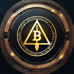 Create a modern, sleek design featuring elements like digital currency symbols, such as Bitcoin and Ethereum logos, blockchain nodes, and abstract technology graphics