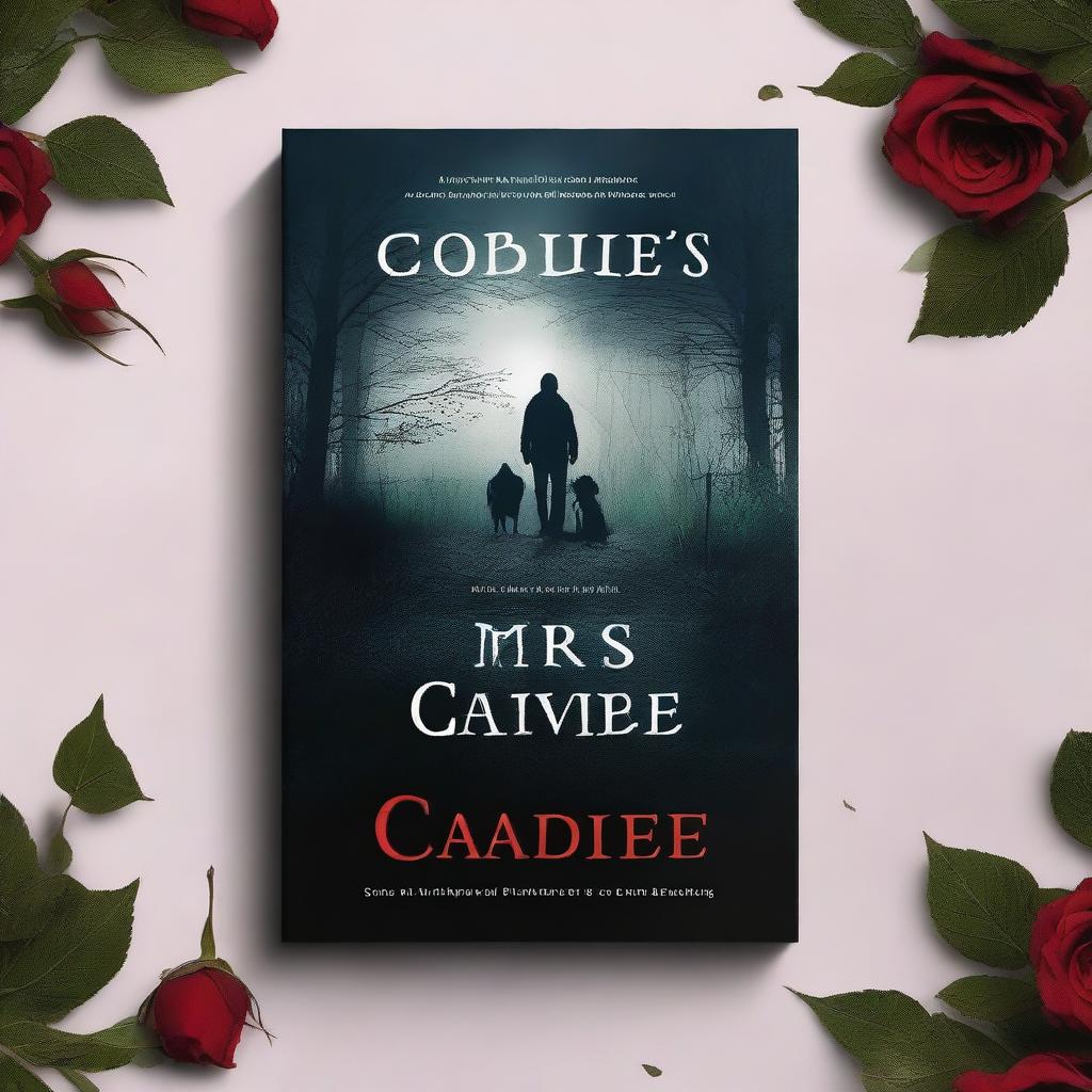 Create a book cover for a dark romance novel titled 'Colbie's Captivity' that involves themes of kidnapping and romance, without using images of people, doors, or houses