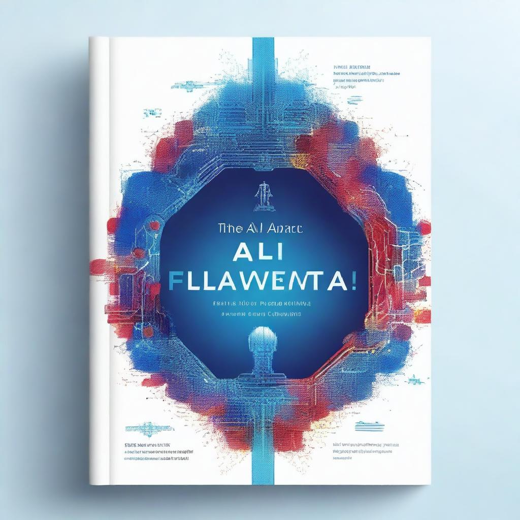 Create a book cover for a book titled 'The AI Dilemma: Navigating the Risks of Rapid Advancement'