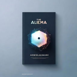 A simple book cover template for a book titled 'The AI Dilemma: Navigating the Risks of Rapid Advancement'