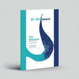 A simple book cover template for a book titled 'The AI Dilemma: Navigating the Risks of Rapid Advancement'