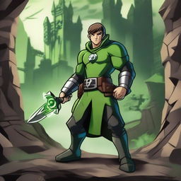 Create a realistic and epic image of Ben10 in a Dungeons and Dragons setting