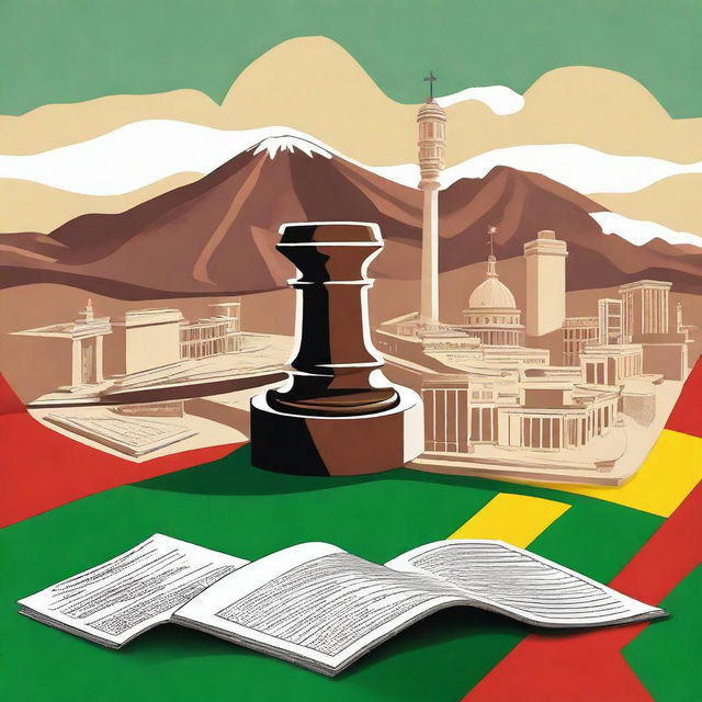 An informative illustration depicting civil law financial guarantees in Bolivia