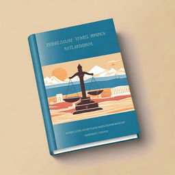 A book cover design for a civil law book focusing on financial guarantees over patrimonial assets