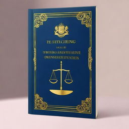 Generar la tapa de un libro de derecho civil que trata de las garantías sobre los bienes patrimoniales