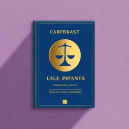 Crear la portada de un libro de derecho civil que trata de las garantías sobre los bienes patrimoniales