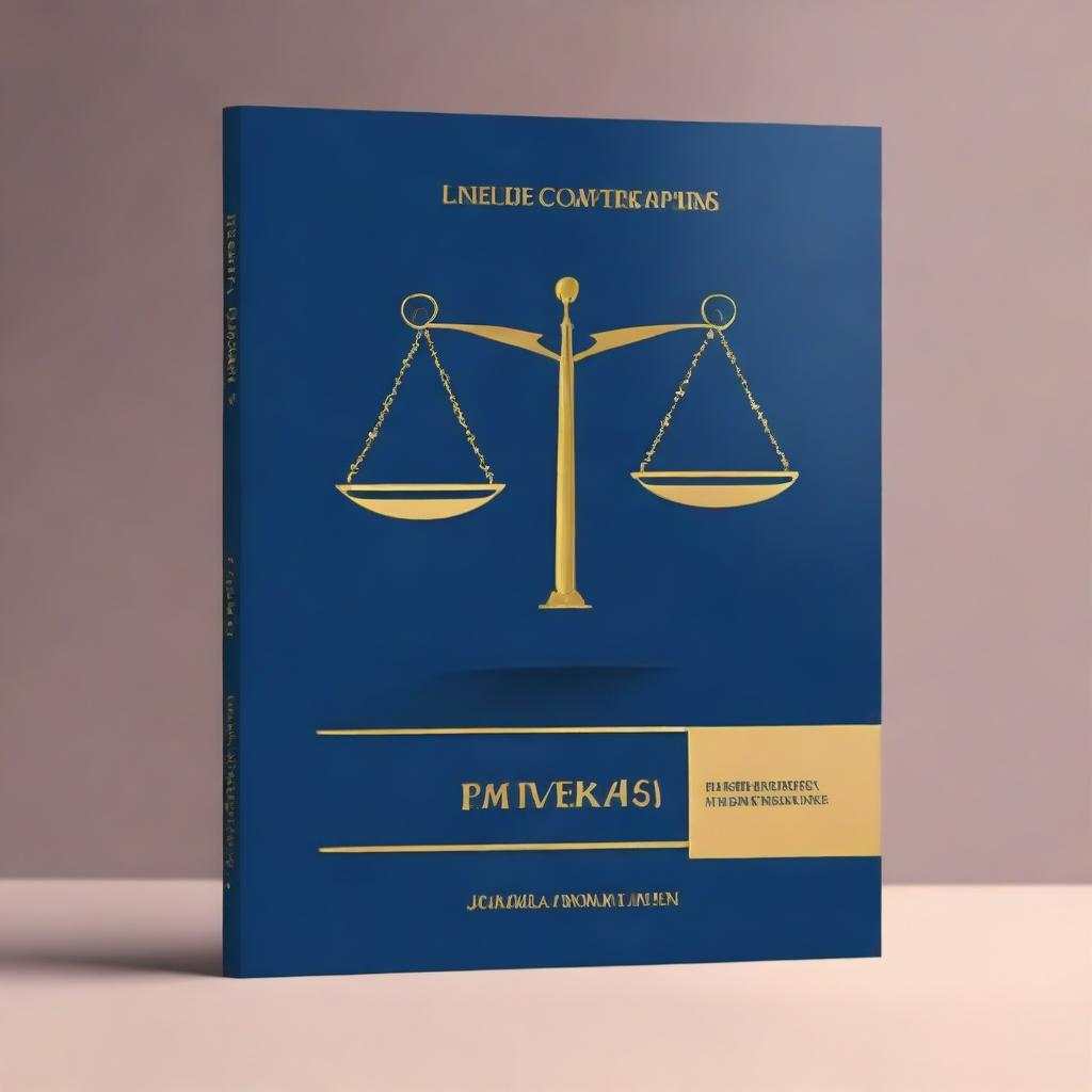 Diseñar la portada de un libro de derecho civil