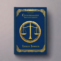 Diseñar la portada de un libro de derecho civil