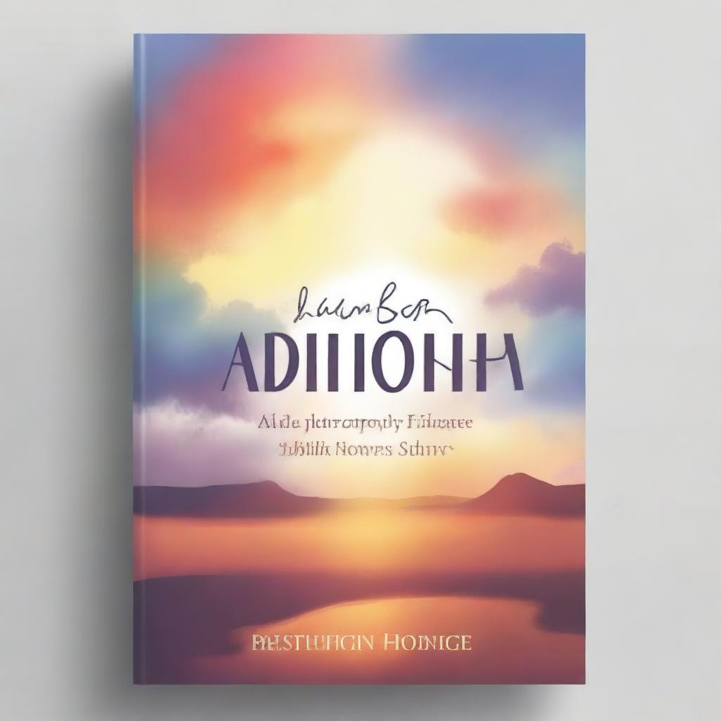 Create a book cover on recovery from addiction