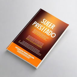 Create an e-book cover with the title 'Superar a Procrastinação: Estratégias para Identificar e Eliminar Hábitos Procrastinatórios, Aumentar a Disciplina e Alcançar Objetivos'