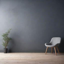 Create an image of an empty wall with a dark gray faded background