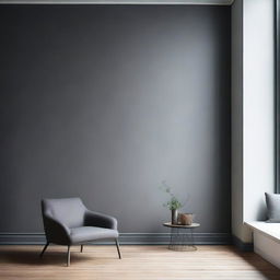 Create an image of an empty wall with a dark gray faded background