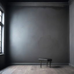 Create an image of an empty wall with a dark gothic gray faded background