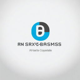 Crie um logotipo jurídico com as letras 'RP' em um estilo 4D