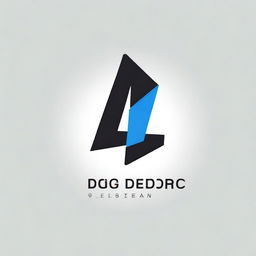 Crie um logotipo jurídico com as letras 'RP' em um estilo 4D