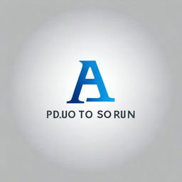 Crie um logotipo jurídico com as letras 'RP' em um estilo 4D