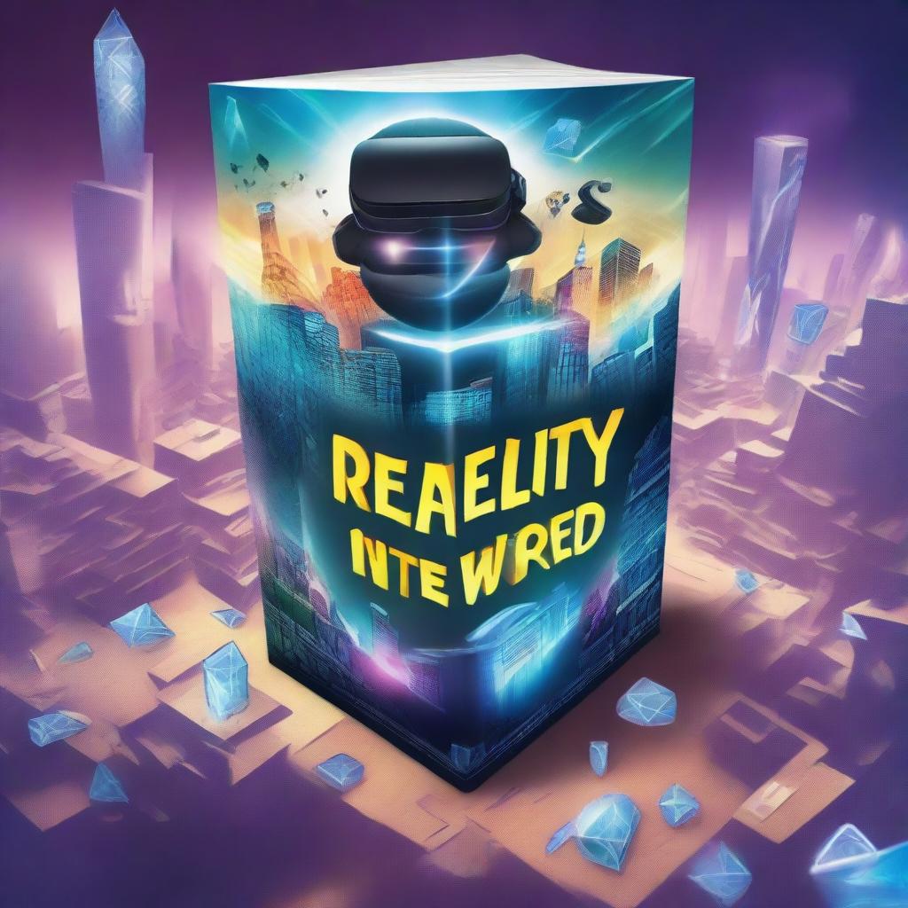 A captivating book cover for the novel 'Reality Warped: Into the Game'