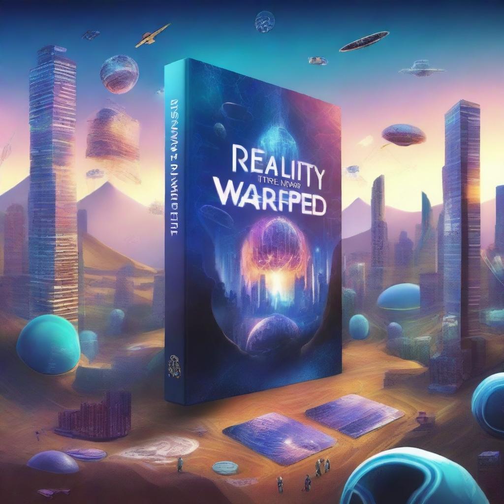 A captivating book cover for the novel 'Reality Warped: Into the Game'