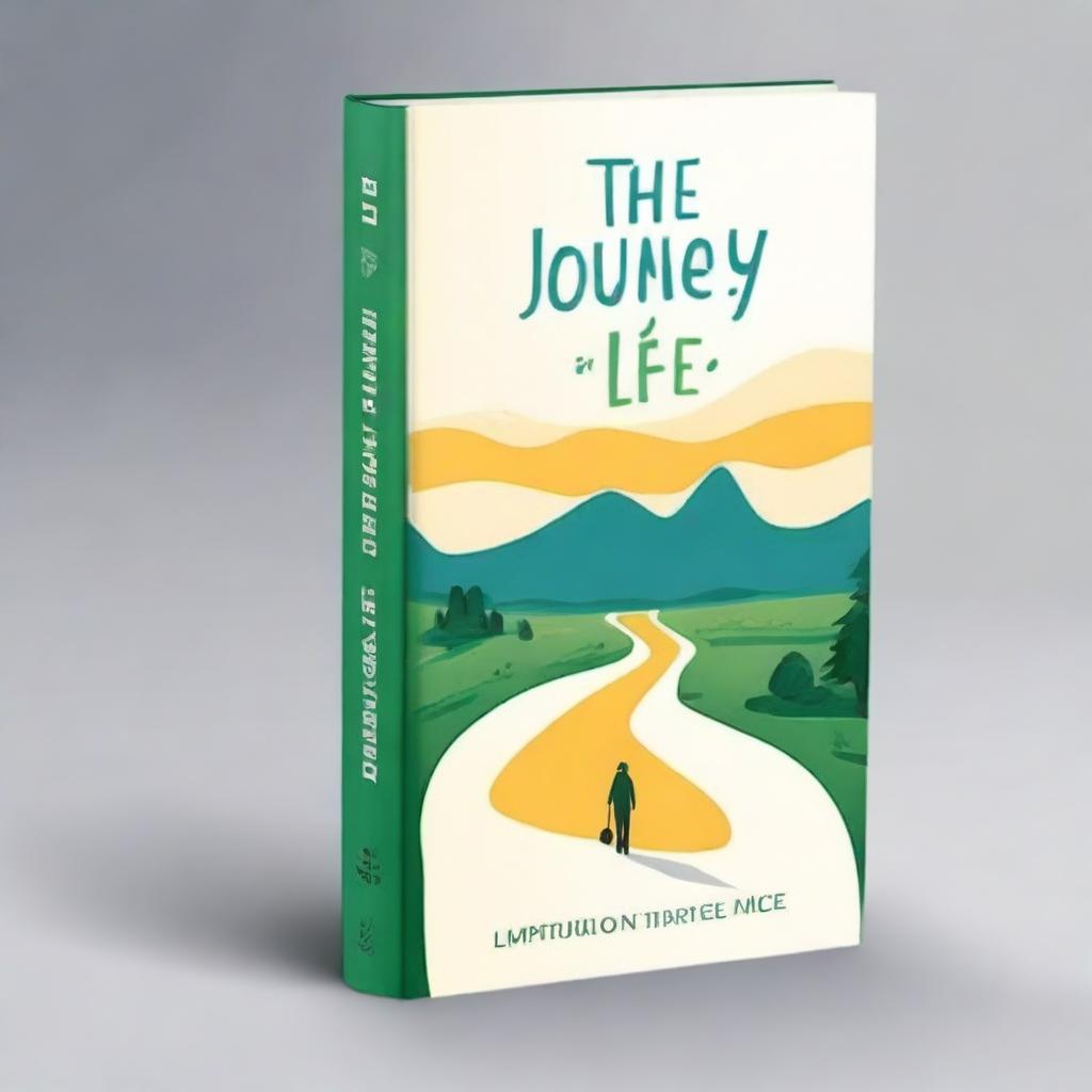 Create a captivating book cover for a book titled 'The Journey of Life'