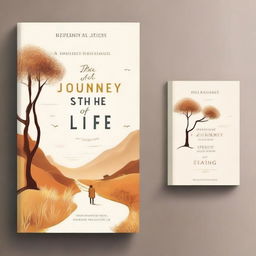 Create a captivating book cover for a book titled 'The Journey of Life'