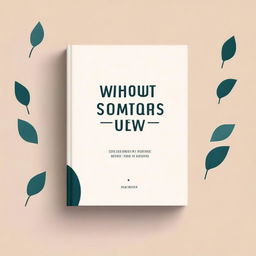 Create a book cover titled 'without quotes'