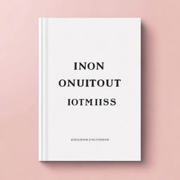 Create a book cover titled 'without quotes'