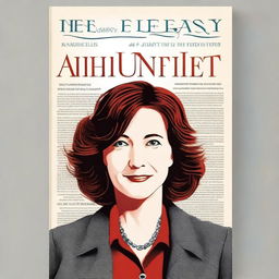 Create a book cover for an ebook titled 'The Life and Legacy of a Fearless Journalist'