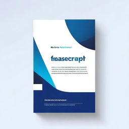 Create a book cover image with a sleek, modern design featuring a deep blue background to exude professionalism and technical expertise