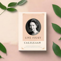 Create a book cover mockup titled 'The Life and Legacy' about Maureen Callahan