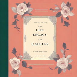 Create a book cover mockup titled 'The Life and Legacy' about Maureen Callahan