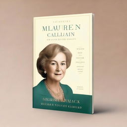 Create a book cover mockup for a biography titled 'Maureen Callahan: Her Life and Legacy'