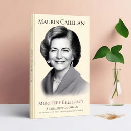 Create a book cover mockup for a biography titled 'Maureen Callahan: Her Life and Legacy'