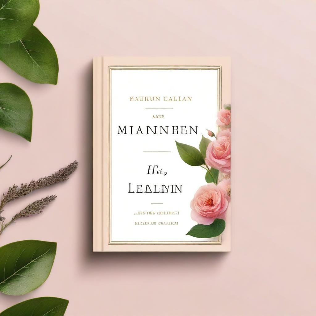 Create a book cover mockup for a biography titled 'Maureen Callahan: Her Life and Legacy'