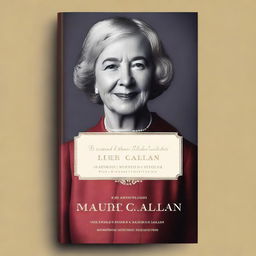 Create a captivating and attractive book cover mockup for a biography titled 'Maureen Callahan: Her Life and Legacy'