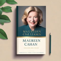 Create a captivating and attractive book cover mockup featuring Maureen Callahan