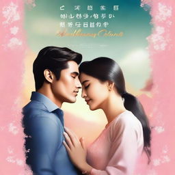 A book cover design for a romance novel titled 'Mencari Cinta Sejati: Kesalahan dalam Memilih Pasangan'