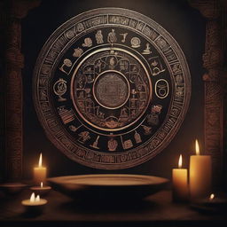 A mystical and eerie scene depicting the Bengali black magic Mohini spell mantra