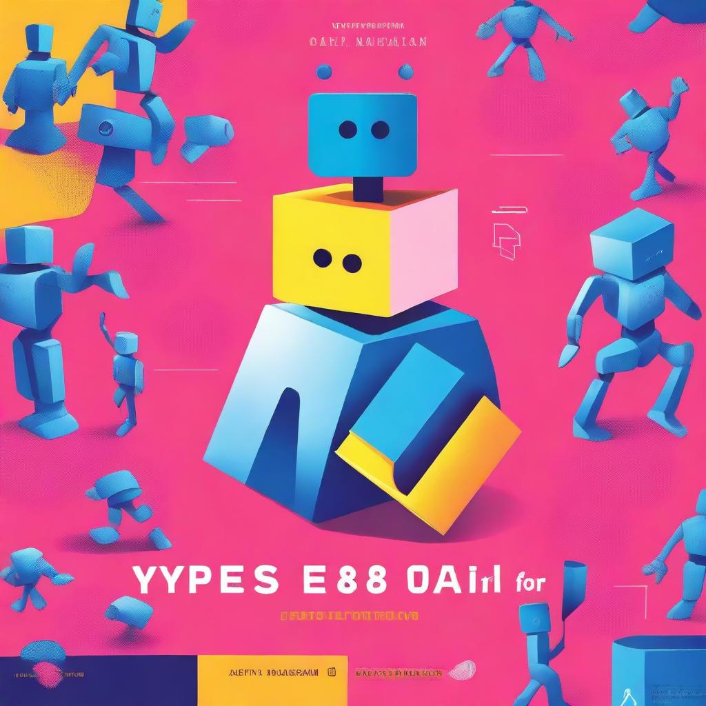 A colorful and engaging book cover titled 'Types of AI for Teens' by Aditya Mahajan