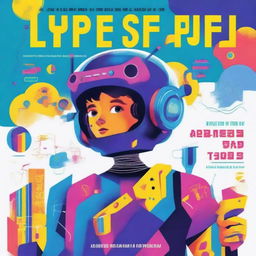 A colorful and engaging book cover titled 'Types of AI for Teens in English for Boys' by Aditya Mahajan