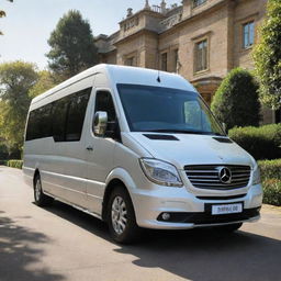 A Morelo Palace 90 G vehicle, shining in the sun with a hint of luxury and sophistication