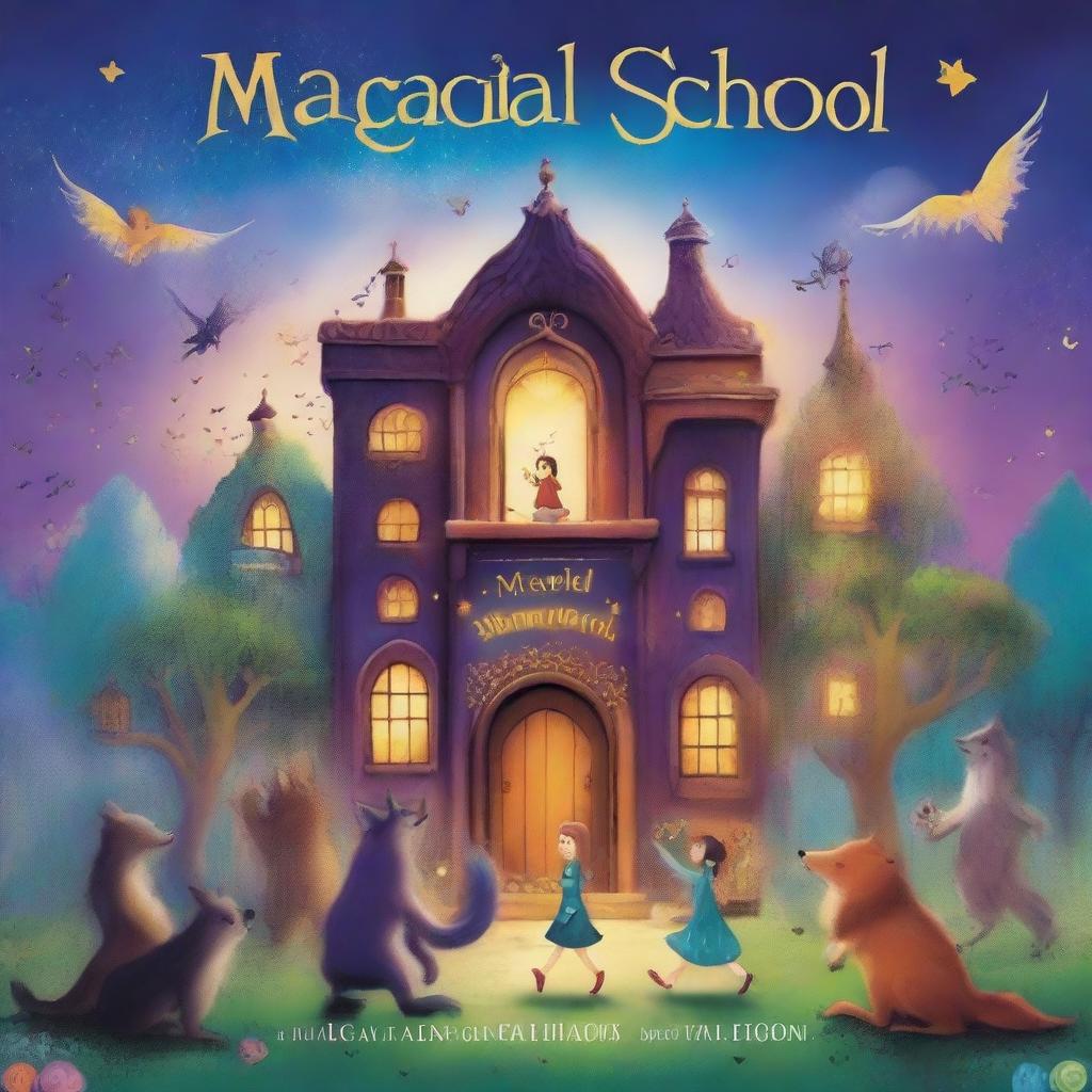 An enchanting magical school filled with magical creatures, including vampires, fairies, and werewolves