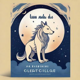 A book cover featuring a hybrid wolf-lion creature with the body of a wolf and the mane of a lion