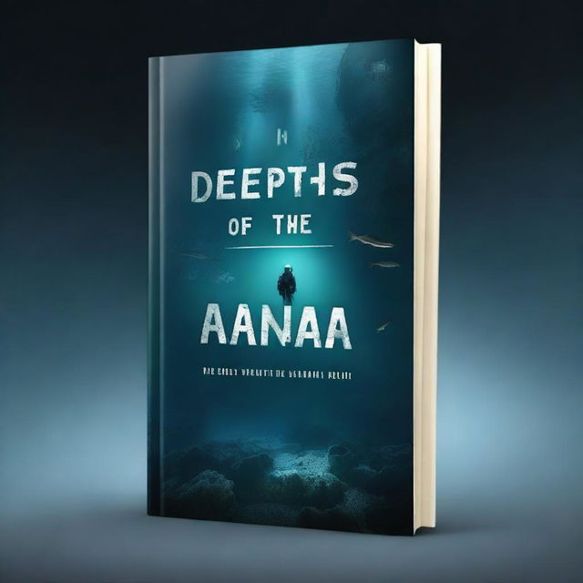 Create a book cover titled 'In the Depths of the Anal'