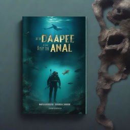 Create a book cover titled 'In the Depths of the Anal'