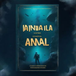 Create a book cover titled 'In the Depths of the Anal'