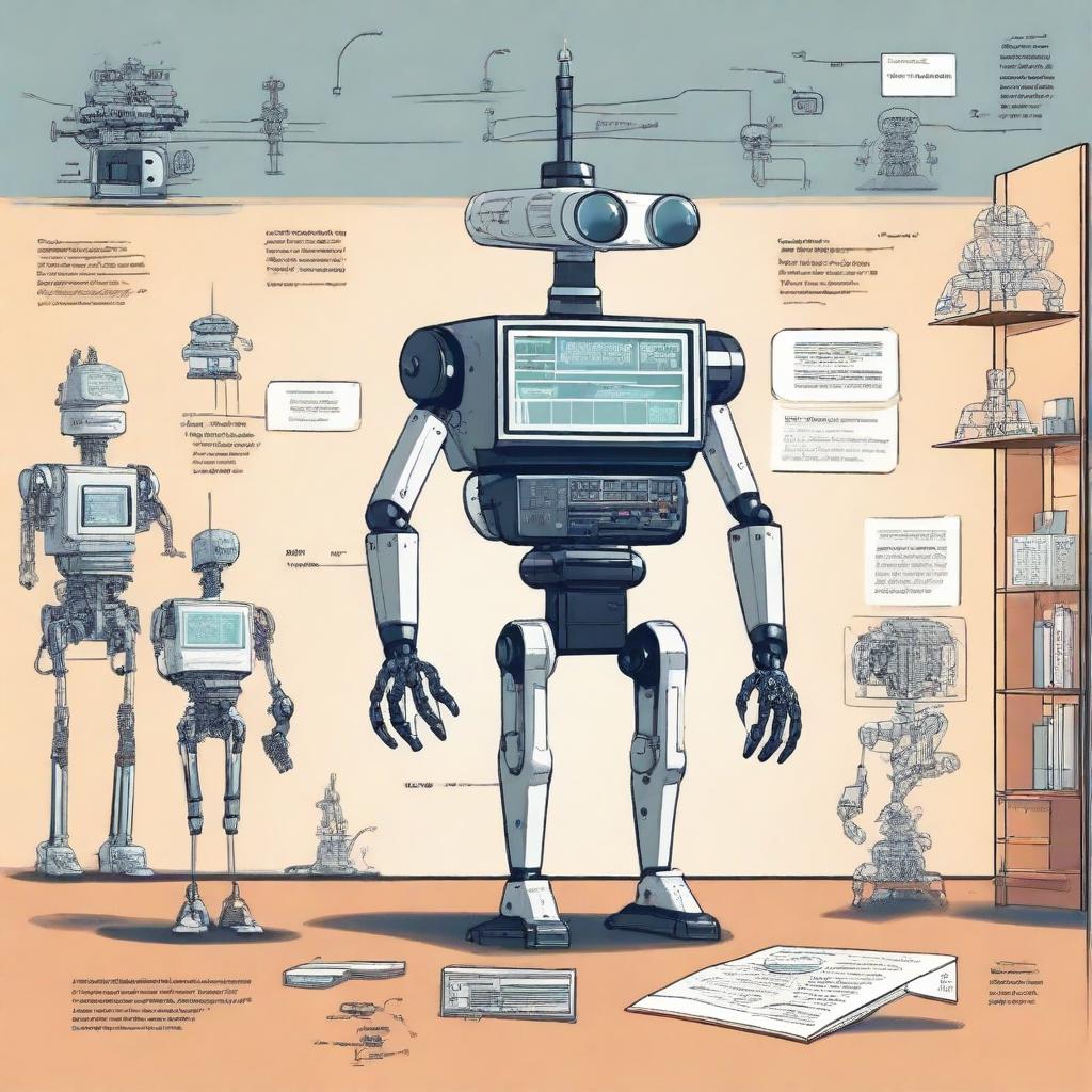 Create a PNG illustration for a chapter titled 'Introduction to loRT' in a book about the Internet of Robotics Things