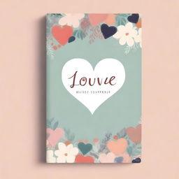 A heartwarming and inviting cover image for a love journal dedicated to families